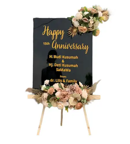 Papan Bunga Akrilik Lenangguar